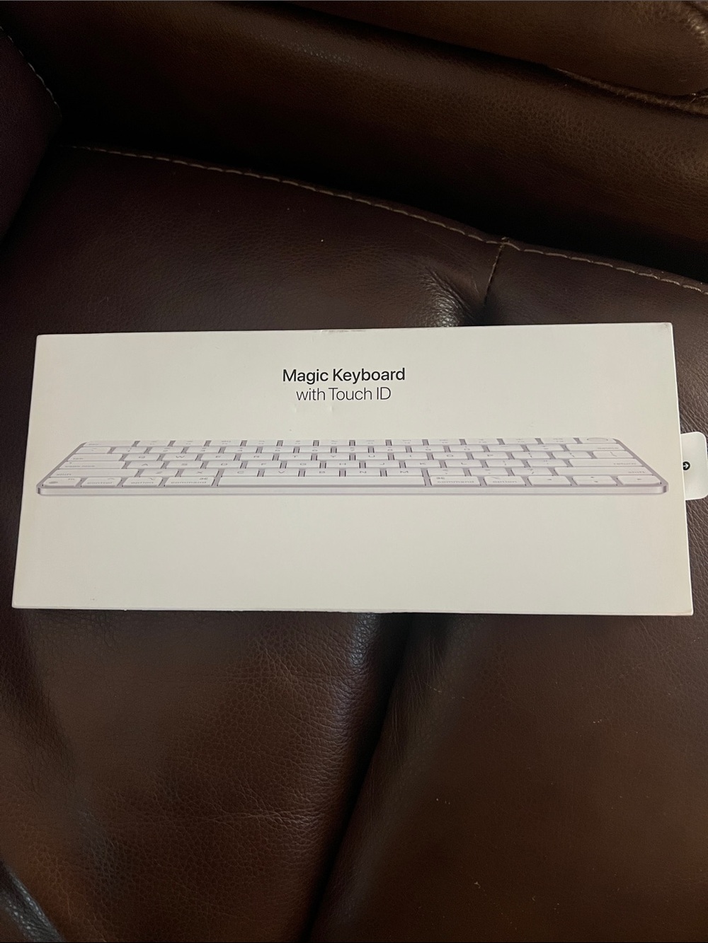 Apple Magic Keyboard with Touch ID - Silver and White